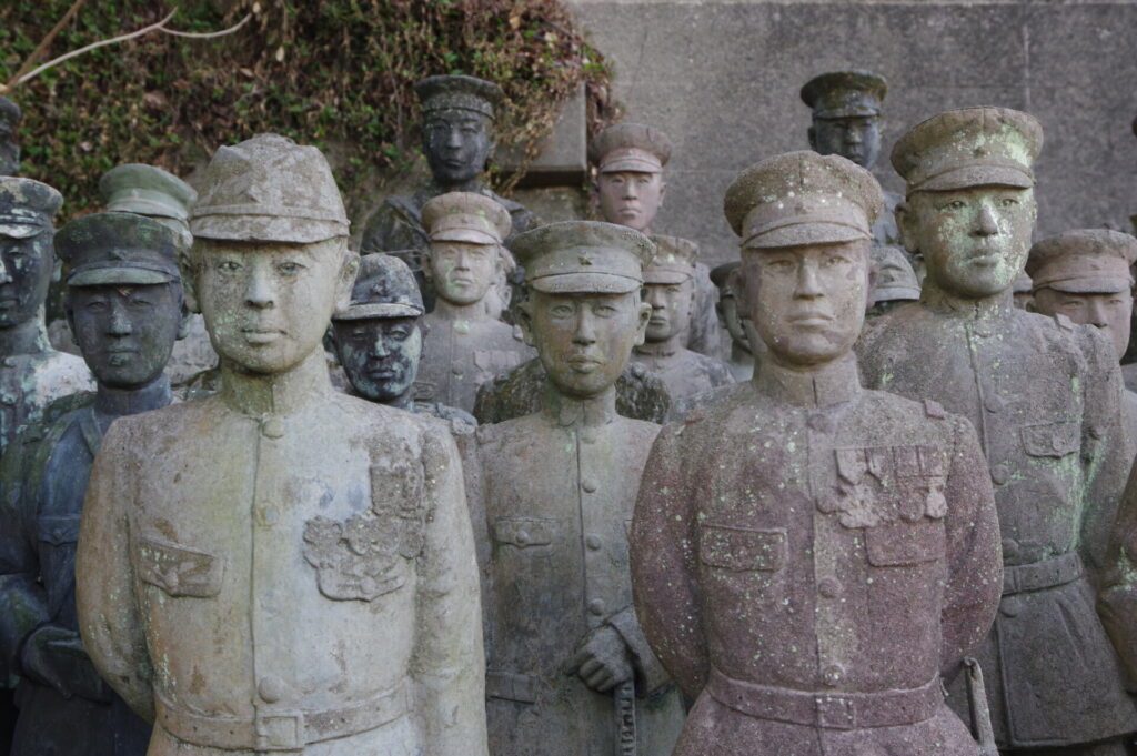 軍人像」第二次上海事変で奮戦した歩兵第六聯隊（愛知南知多・中之院）