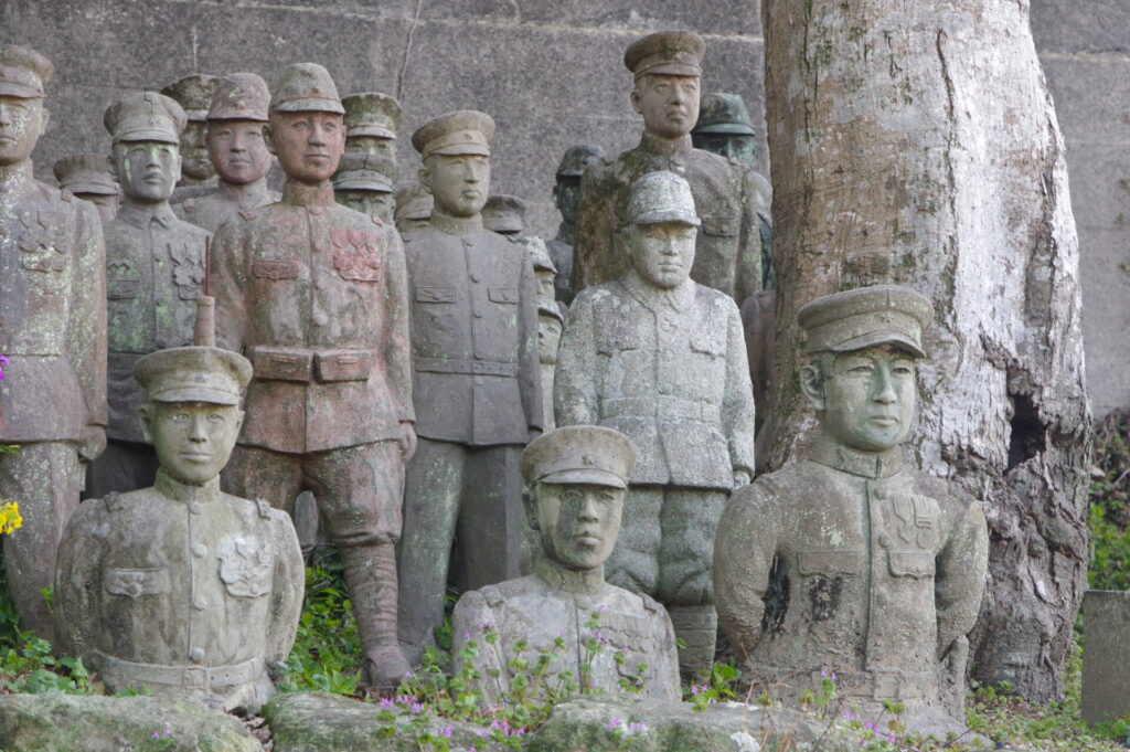 軍人像」第二次上海事変で奮戦した歩兵第六聯隊（愛知南知多・中之院）