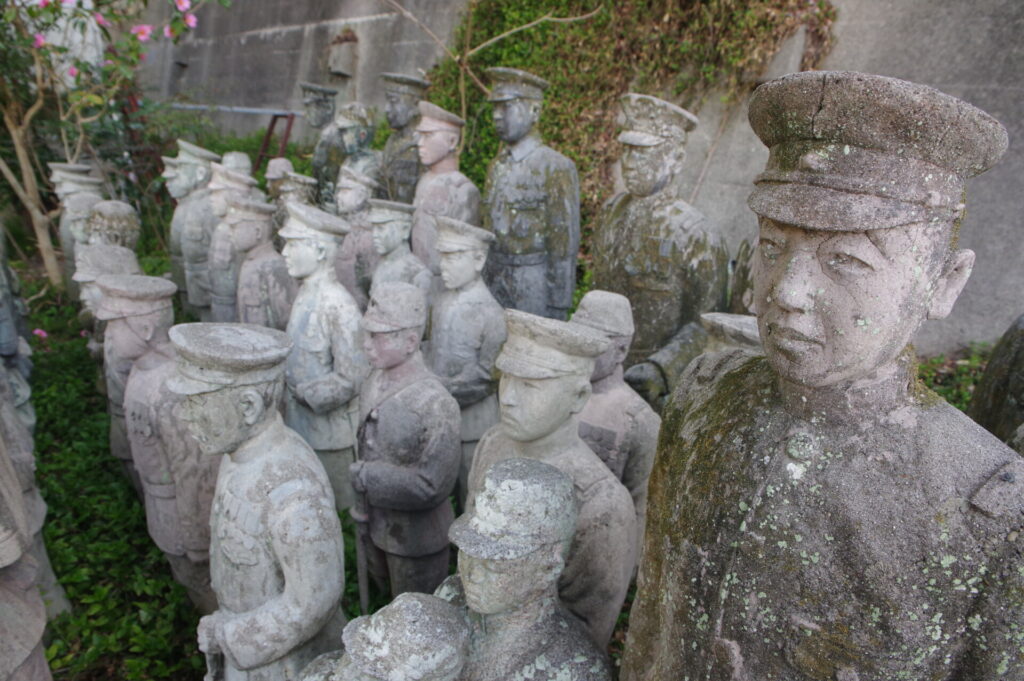軍人像」第二次上海事変で奮戦した歩兵第六聯隊（愛知南知多・中之院）