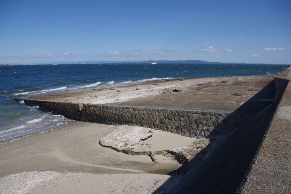 国内現存最大級のスロープ「河和海軍航空隊」跡地散策（愛知・美浜）
